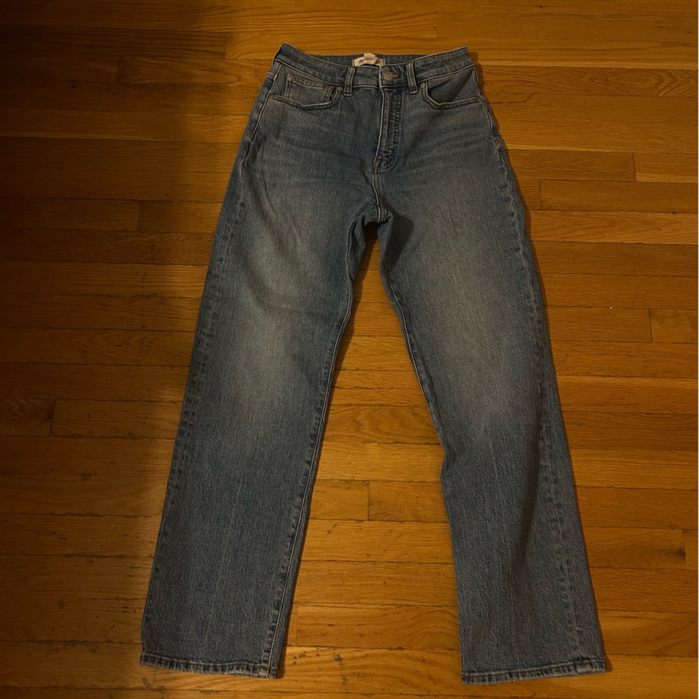 Madewell curvy 90s straight Jean
